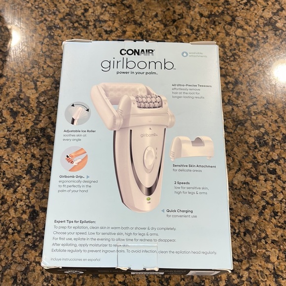 Conair Girlbomb Rechargeable Epilator - Picture 6 of 11
